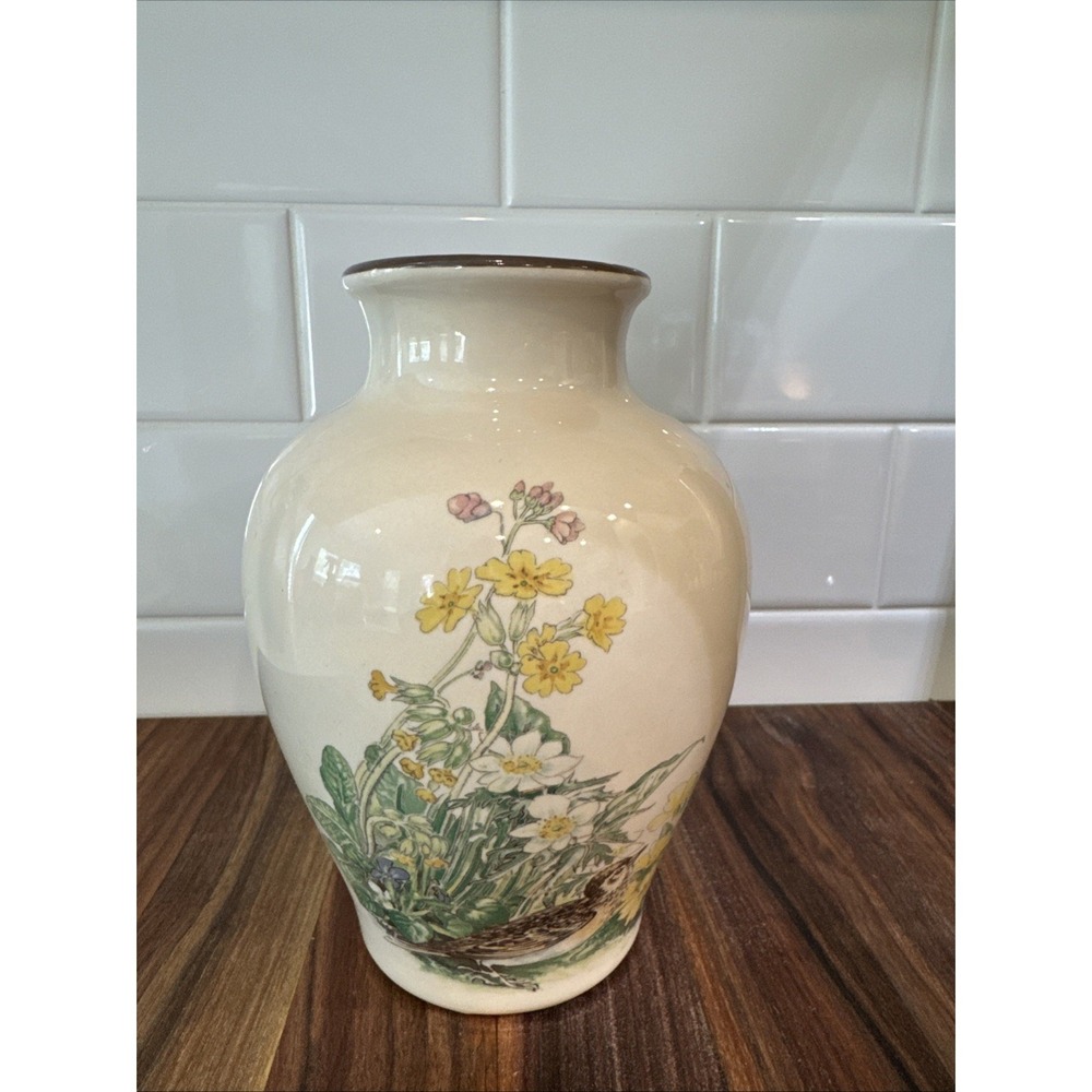 VTG Vase The Country Diary Edwardian Lady NORITAKE 1977 Edith Holder 1906